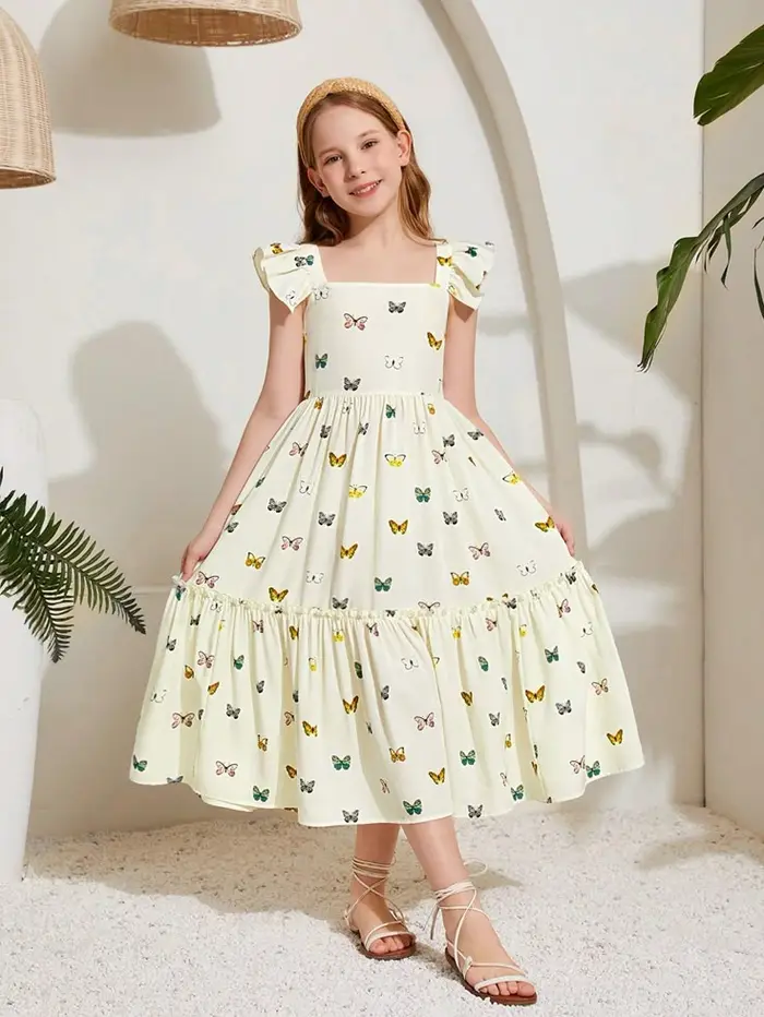 Cute off white cotton frock