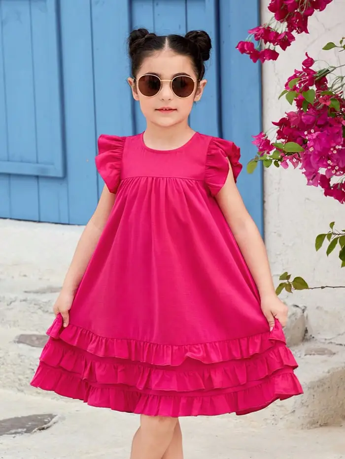 Pink Princess Casual Frock