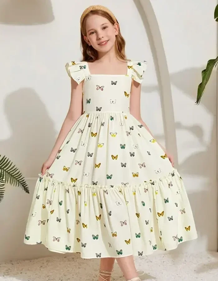Cute off white cotton frock
